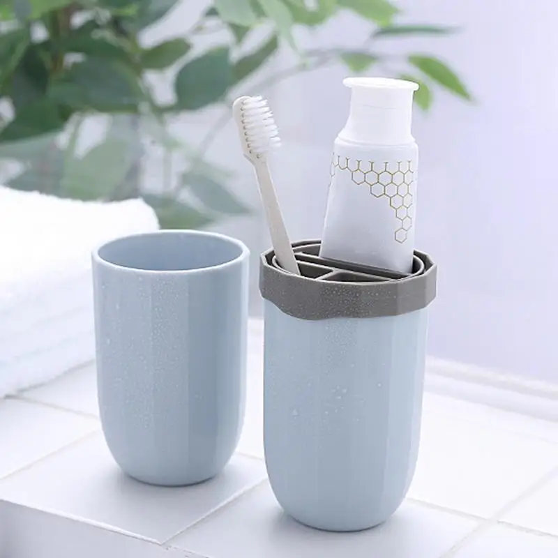 Portable Travel Mouthwash Cup Toothbrush Washing Cup Rinsing Mug
