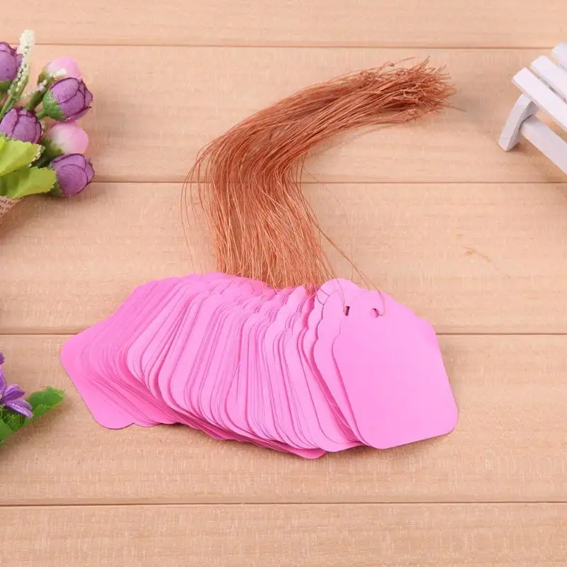 

100pcs Garden Labels Flower Tags Plant Labels Waterproof Plastic Label Garden Decoration 3.6*2.5cm