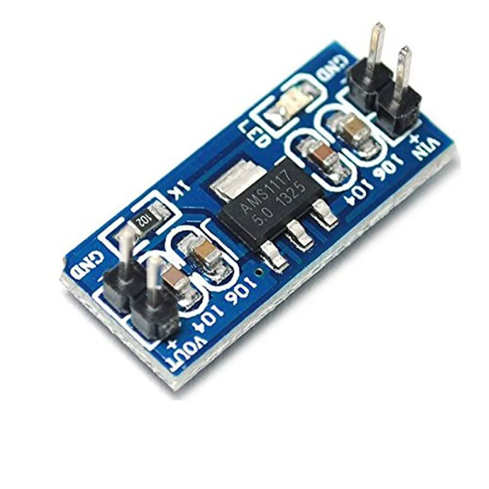AMS1117 DC 6 0 V 12V постоянного тока до 5V 4 5 7V 3 источника питания модуль 5.0V силовой