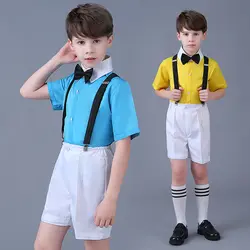 2019 японская школьная форма для девочек детский день брюки показать платье основной и Средняя школа студенческий хор мальчиков читать хоста