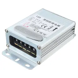 IP65 источник питания AC 110 V-260 V A DC 12V светодиодный трансформатор Выходное напряжение: 12V 60W