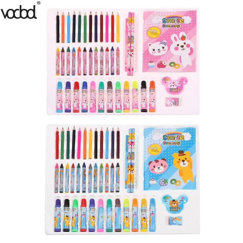 

VODOOL Watercolor Pen Crayons Colored Pencils Colouring Drawing Set Art Tools