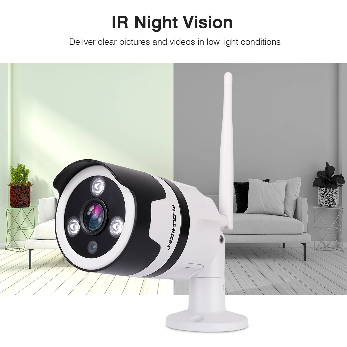 1 шт. Беспроводная 1080P WiFi IP камера система безопасности CCTV 2 сторонняя аудио
