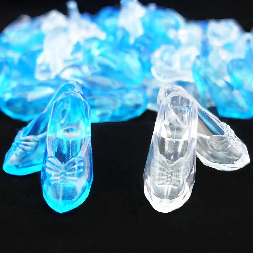10 Pairs Doll Shoes for Cinderella Princess Barbie Doll