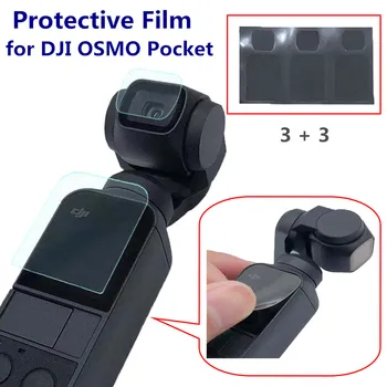 

3pcs+3pcs Screen Film Camera Lens Protective Film for DJI OSMO Pocket Gimbal Camera and display Accessories