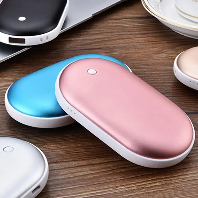 USB Pocket Heater Hand Warmer Portable Mobile Power Supply Macarons