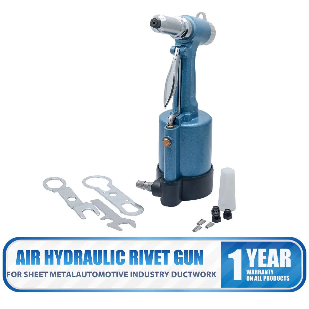  Air Hydraulic Pro Rivet Gun Pop Riveter Power Tool Set Kit Metal Workshop Hot