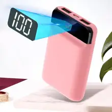 Мини 10000 mAh банк питания Портативный двойной USB внешний аккумулятор зарядное устройство банк питания для xiaomi Iphone samsung повербанк