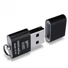 Высокоскоростной USB 2,0 интерфейс Micro SD TF T-Flash устройство для чтения карт памяти адаптер легкий портативный мини карты памяти оптом