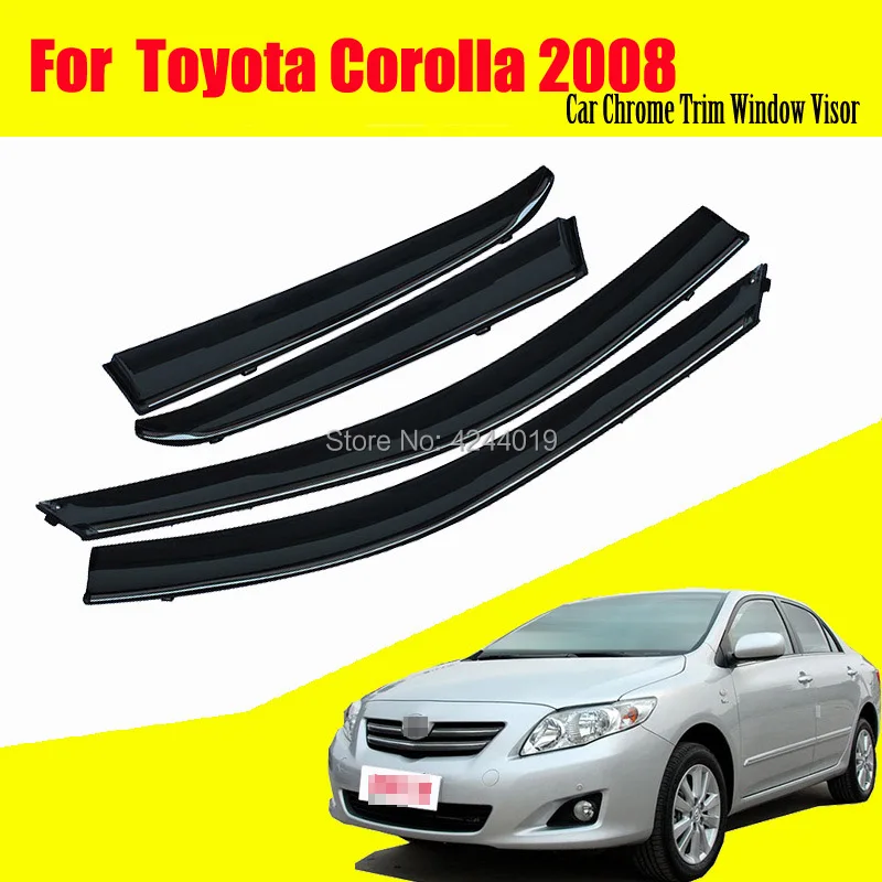 

Car Sun Visor Window Visor Rain Shade for Car Window Plastic Visor Accessories For Toyota Corolla 2008