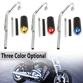 

Universal Motorcycle Exhaust Pipe System Muffler 110 125cc 140cc Performance CNC For HONDA XR50 CRF50 Pit Dirt Bike Colorful