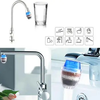

Activated Carbon Round Faucet Water Tap Filter Clean Purifier Filtration Activated carbon, non-woven fabric