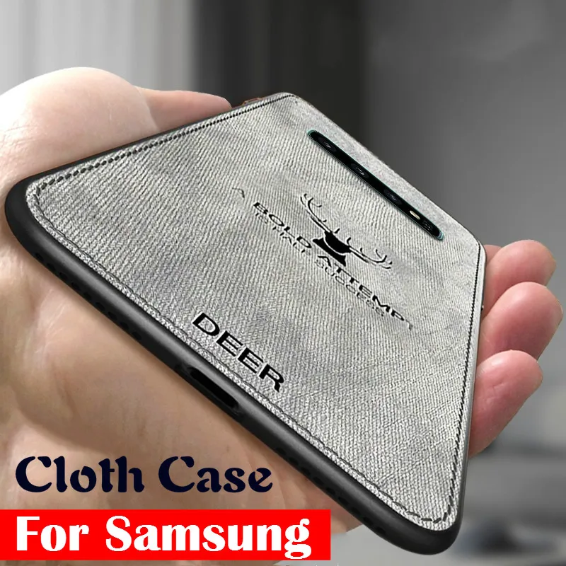 

New Soft Cloth Phone Case For Samsung M20 A20 A30 A40 A50 A70 A80 A90 Galaxy S8 S9 S10 A6 Plus A7 A8 J4 J6 2018 S10E Back Cover