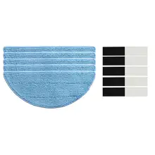 10xMop Cloth+10xmagic paste for chuwi ilife v5s ilife v5 pro ilife x5 V3+ V5 V3 v5pro vacuum cleaner parts Sweeping robot acce 100pcs vacuum cleaner filter for chuwi v3 ilife x5 v5 v3 v5pro panda x500 dibea x500 x600 ecovacs cr120 cleaner parts