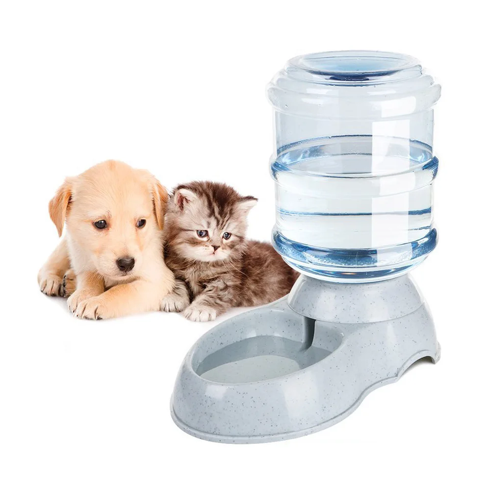 

BMBY-3.5L Large Automatic Pet For Cats Dogs Plastic Dog Food Bowl Pets