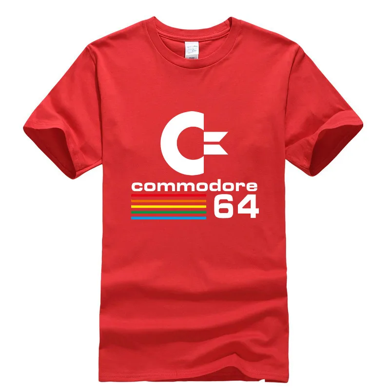 2018 Summer Commodore 64 T Shirts C64 SID Amiga Retro 8-bit Ultra Cool Design Vinyl T-shirt Mens Clothing With Short Sleeve