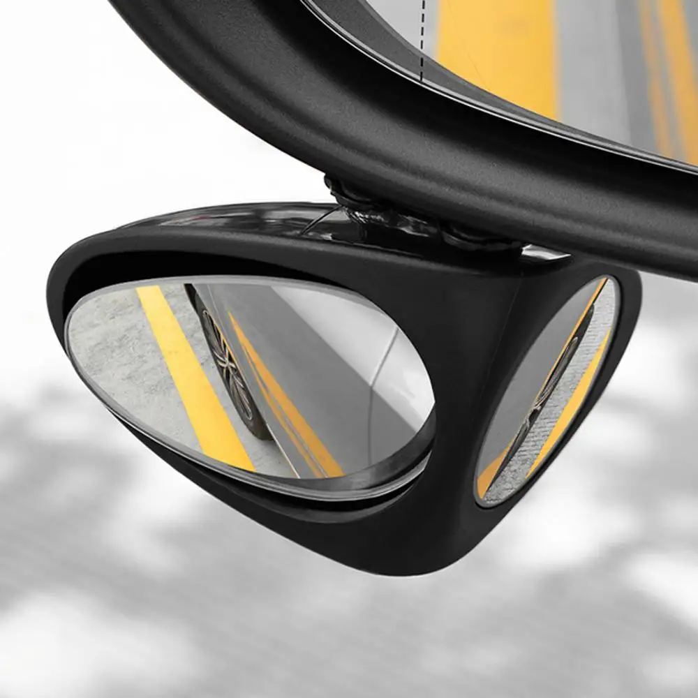 

Universal Car Double Side Blind Spot Rearview Mirror HD 360 Degree Wide Angle Reversing Auxiliary Mirror Auto Rearview Mirror