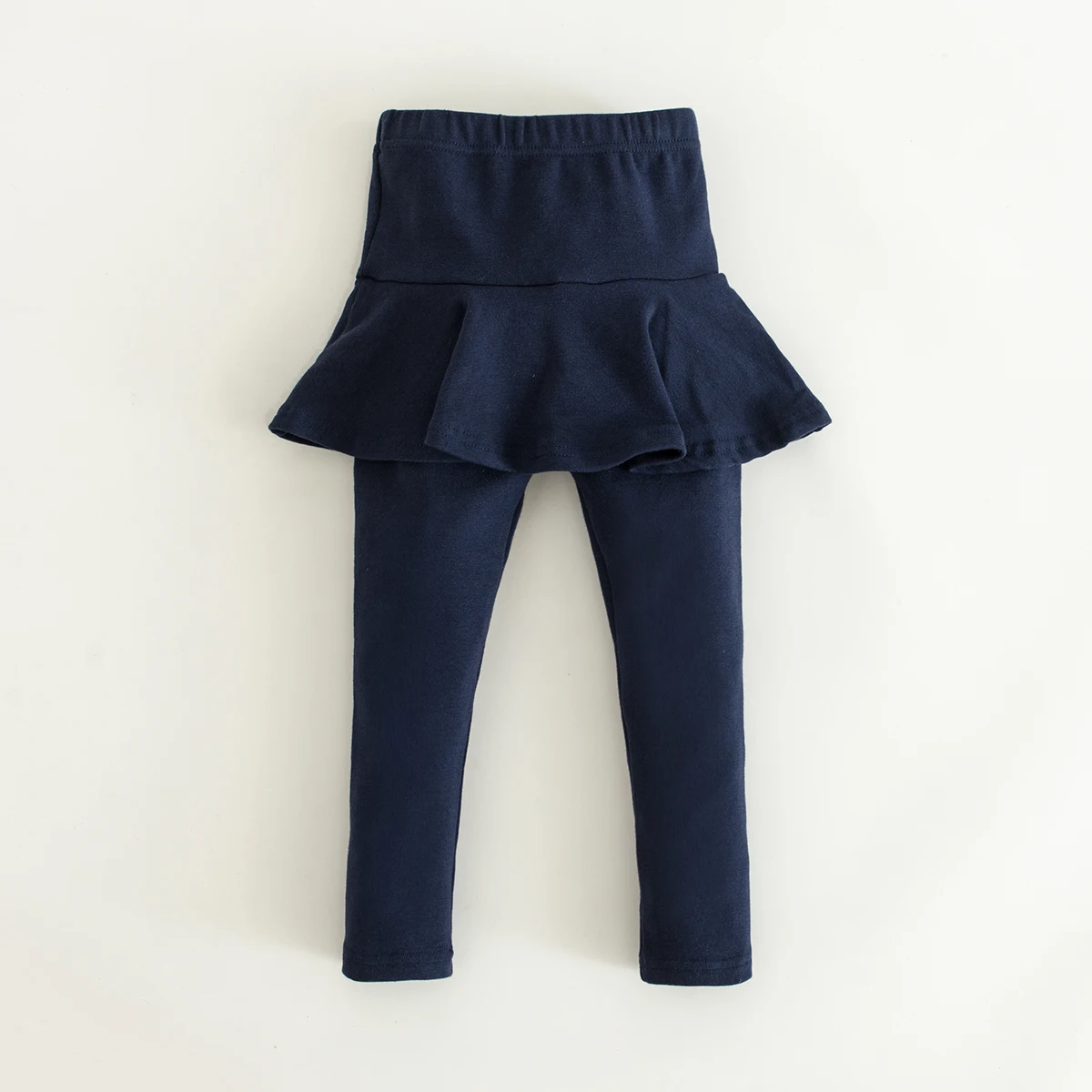 Юбка-штаны для маленьких девочек леггинсы с оборками осенние Хлопковые Штаны детские леггинсы весенняя одежда для маленьких девочек возрастом от 2 до 8 лет