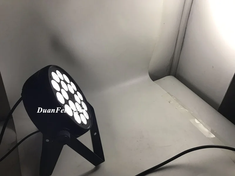 8 шт./лот внутренняя Светодиодная лампа 18x18 Вт 6 в 1 rgbwa uv led par flat uplightings | Освещение