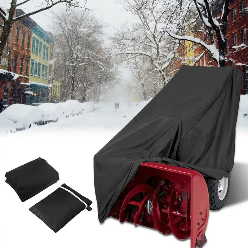 Windproof Snow 300D Durable Polyester Fabric Snow Cover Waterproof Snow Blowers Covers For 210D Snow Thrower Cover