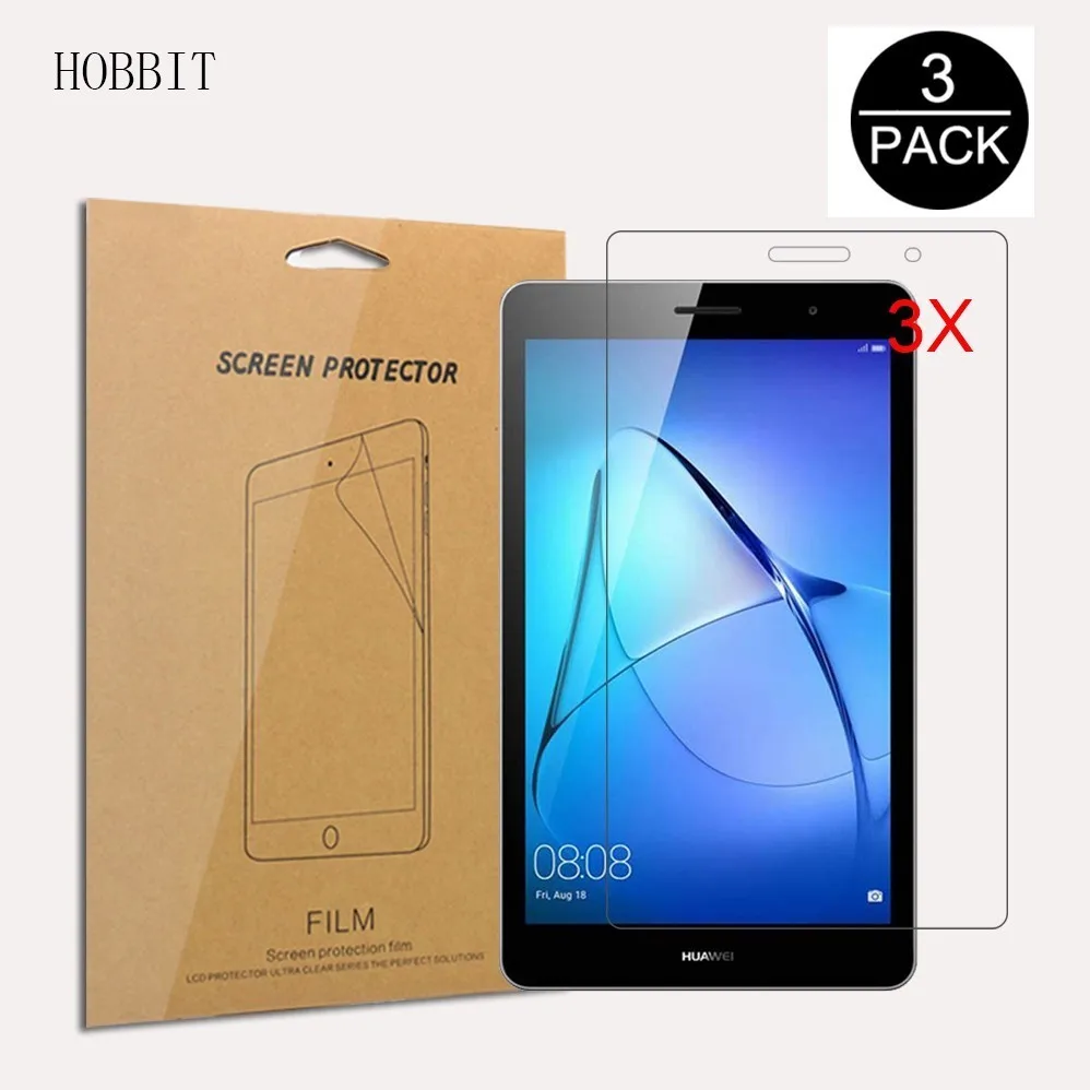

3Pcs Clear PET Screen Protector for Huawei MediaPad T3 7.0 3G BG2-W01 W03 Tablet LCD Scratch Proof Explosion-proof Guard Film