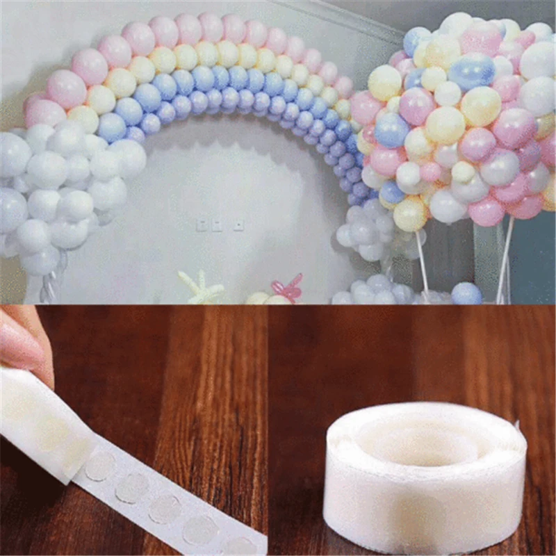Double Sided Adhesive Balloons Glue Point tape for Inflatable Balloons
