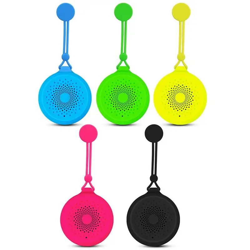

Bathroom Waterproof Suction Cup Player Waterproof Bluetooth With Small Suction Cup Audio Multiple Colors Optional