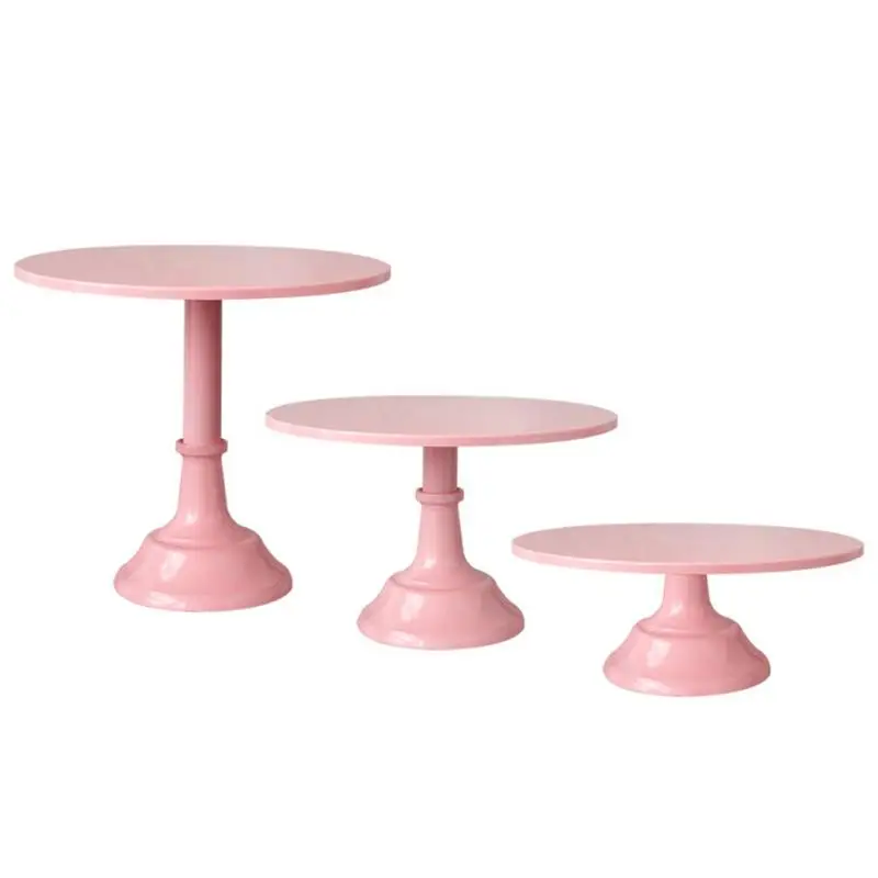 

Cake Decorating Supplies Round Cake Display Stand Pedestal Dessert Holder Wedding Party Candy Storage Decoration Bakeware Tray