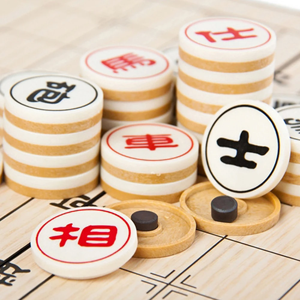 Xiangqi китайский Шахматный набор складные шахматные настольные игры с 32 магнитными