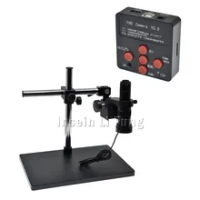36MP 1080P 2K 60FPS HDMI USB промышленный цифровой видео микроскоп камера+ 180X 300X зум C крепление объектива+ светодиодный светильник+ вращающийся кронштейн