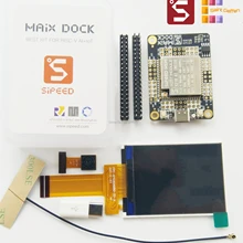 Sipeed MAIX RV64 AI плата для Edge Comp Sipeed M1W Dock OV2640 камера 2,4 дюймов 320*240 ЖК-дисплей глубокий обучающий микрофон массив видения