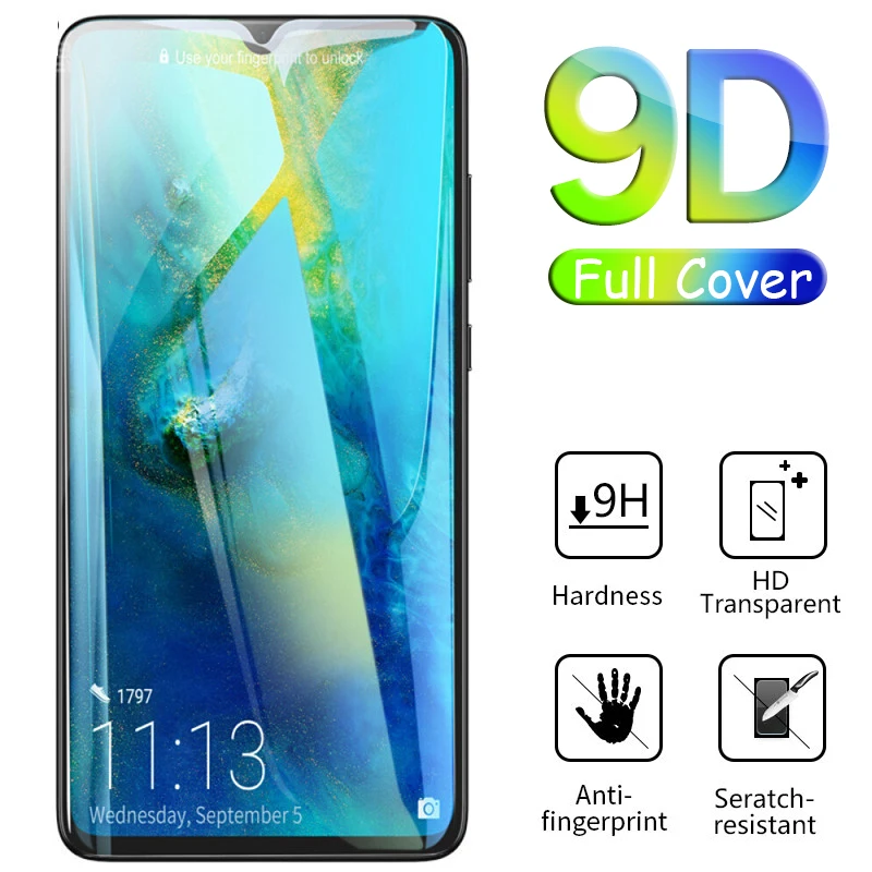Изогнутое защитное стекло 9D для Huawei Mate20 Mate 20 pro lite матовое закаленное light x 20pro 20lite