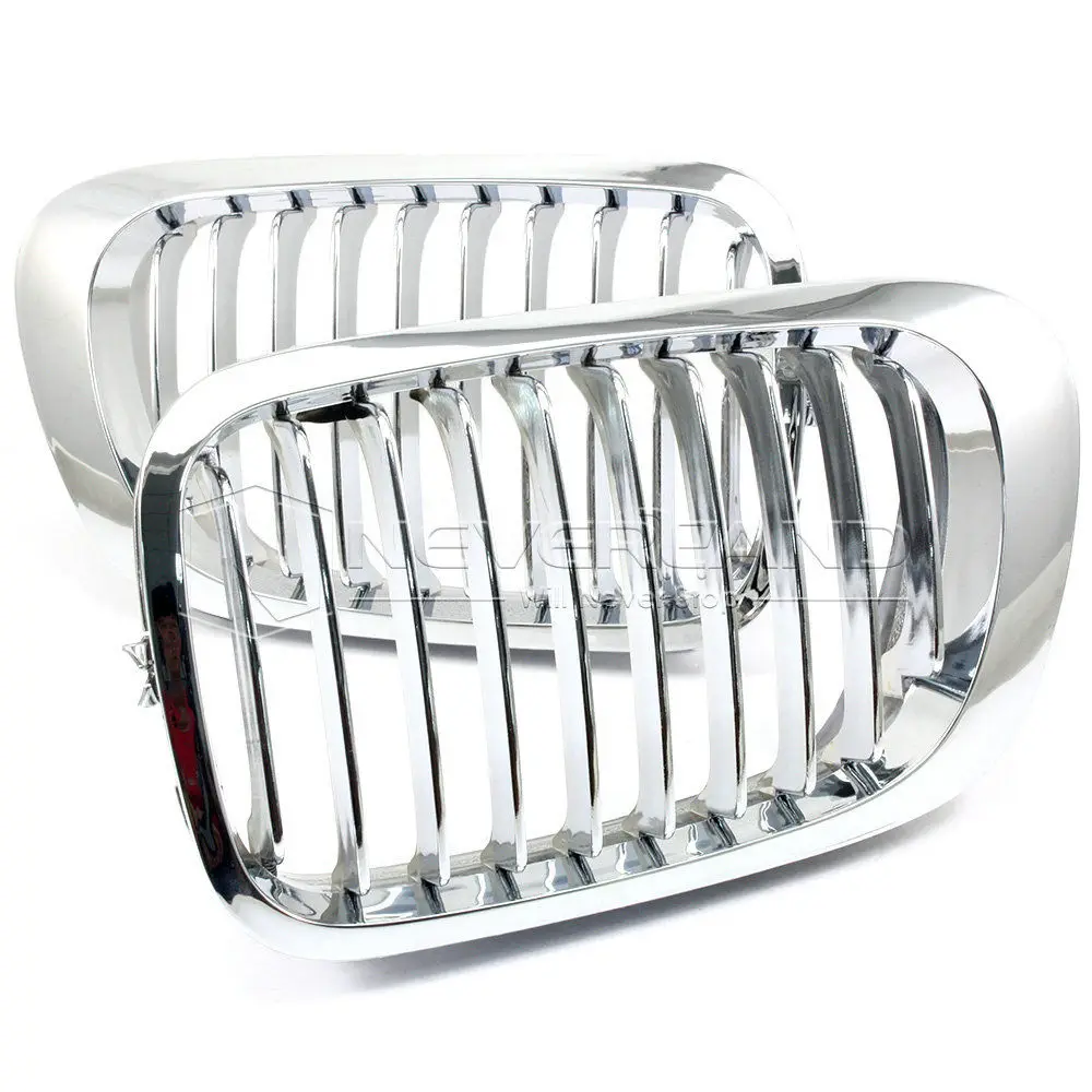 High Quality ABS Chrome Front Kidney Grill Grilles Car Replacement