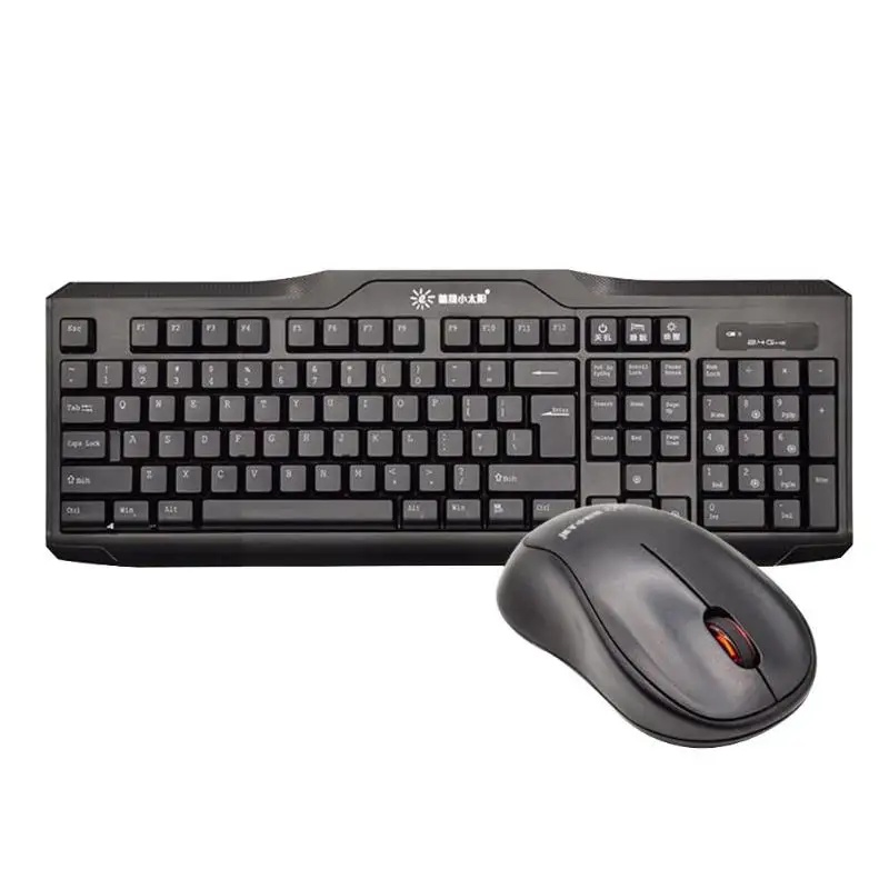 

SUNROSE FA-WT81 2.4GHz Wireless 104 Keys Keyboard+ Optical Mouse Splashproof Set for Laptop PC Gaming Keyboard and Mouse Combos
