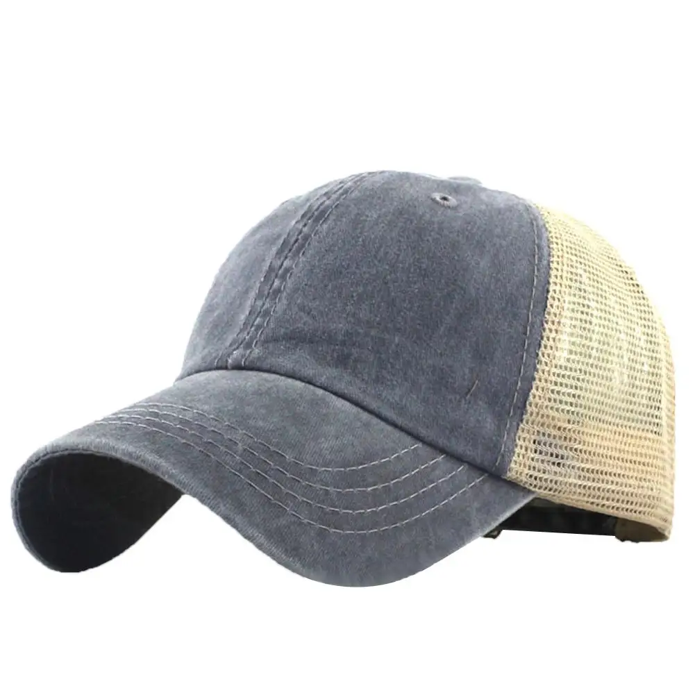 Весна и лето сетки бейсбольная Кепка унисекс Snapback Регулируемый хлопок бейсбол