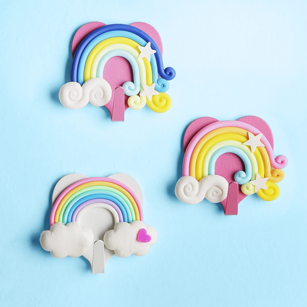 Bedroom Decor Hooks Wall Coat Keys Bags Clothes Hanger Strong Suction Self Adhesive Cute Fantasy Rainbow Shape huismerk kopen in de aanbieding Bedroom Decor Hooks Wall Coat Keys Bags Clothes Hanger Strong Suction Self Adhesive Cute Fantasy Rainbow Shape huismerk kopen in de aanbieding