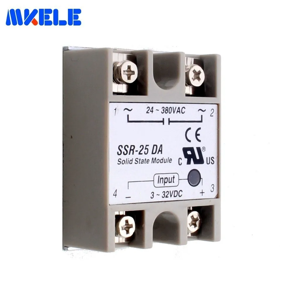 Ssr 25da Dc 25A 3 32v To 24 380v Ac трансформатор напряжения мягкий пусковой электромагнитный
