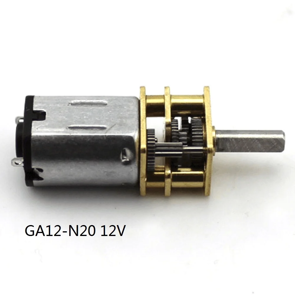 1PCS GA12-N20 12VDC 30RPM 60RPM 100RPM 200 300 500 1000RPM Micro Speed Reduction Gear DC Motor 1PCS GA12-N20 12VDC 30RPM 60RPM 100RPM 200 300 500 1000RPM Micro Speed Reduction Gear DC Motor