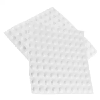 

5pcs Disposable Ink Caps Pigment Holders White Plastic 100 Holes Tattoo Palette Tray Supplies Can Tear for Eyebrow Lip Tattoo
