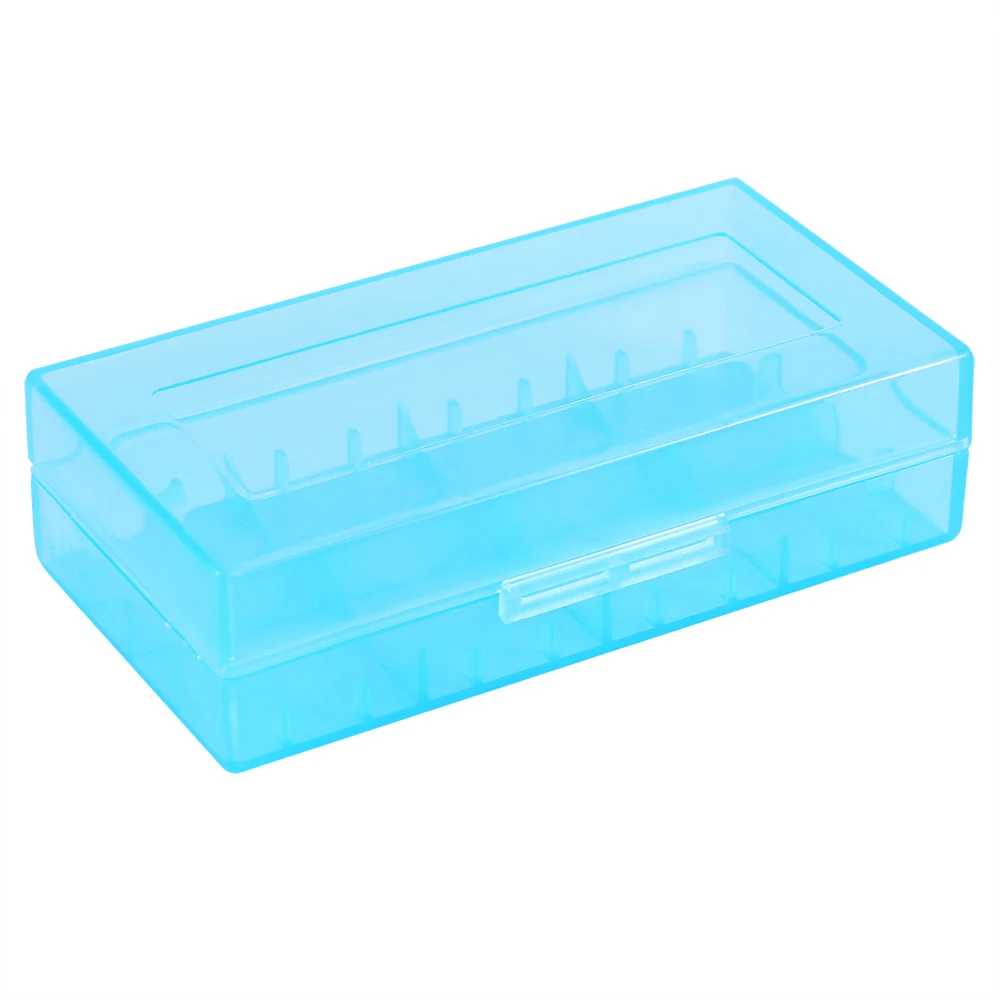brand new SOONHUA 10 Pcs 5 Colors Battery Storage Box Multifunctional Transparent Plastic Storage Boxes For Battery