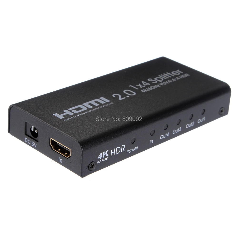 4K HDMI Splitter 1x4 1X8 HDMI 2.0 Splitter 1 Input 4/8 Output HDCP 1.4 HDR Splitter HDMI 2.0 4K HDMI2.0 Splitter For DVD PS3 PS4