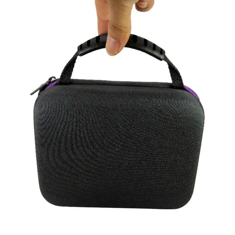 6 ألوان زيت طبيعي حالة 30 زجاجات 10 مللي العطور النفط زيت طبيعي مربع السفر المحمولة حمل حامل مسمار البولندية حقيبة التخزين