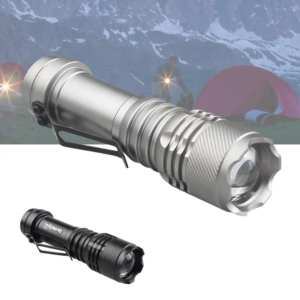SKYWOLFEYE мини пальчиковые 2000 лм светодиодный фонарик факел 3 модели Водонепроницаемый масштабируемый с регулируемым фокусом Фонари
