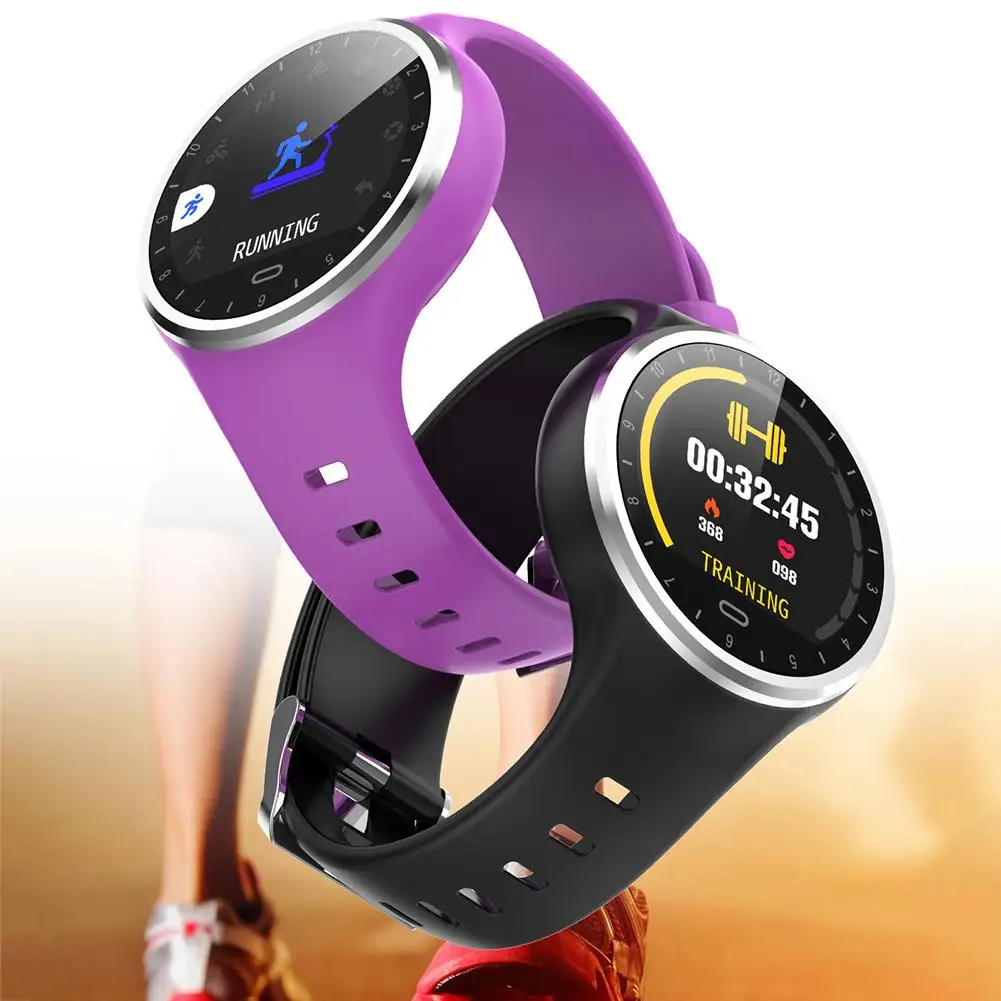 

M8 Round Dial Heart Rate Blood Pressure Monitor Fitness Sports Smart Bracelet Round Dial Heart Rate Blood Pressure