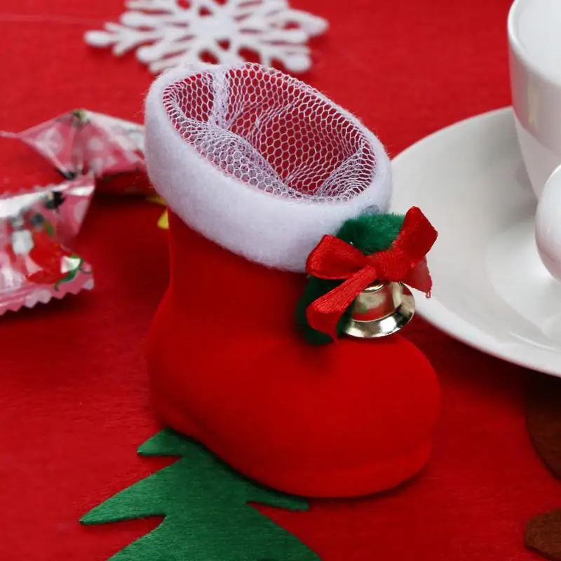 Рождественские декоративные держатели для подарков, подарок Санта Клауса, ботинки, мешок конфет, коробка шоколада, украшение для дома, Рождественская елка, кулон, новинка
