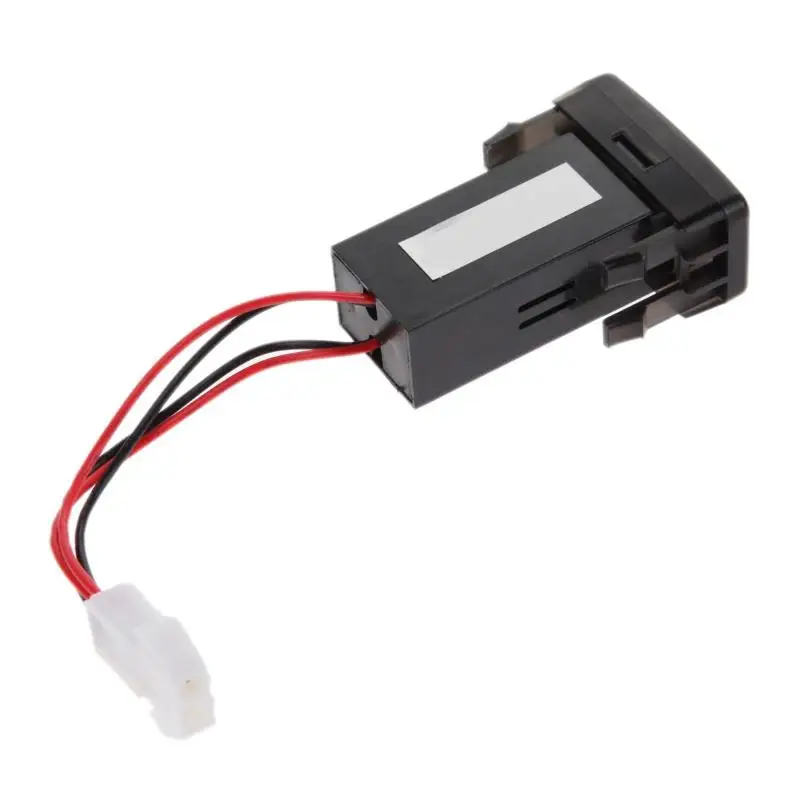 Автомобильный вольтметр 2 в 1 5 а с USB приборной панелью разъем для автомобильного