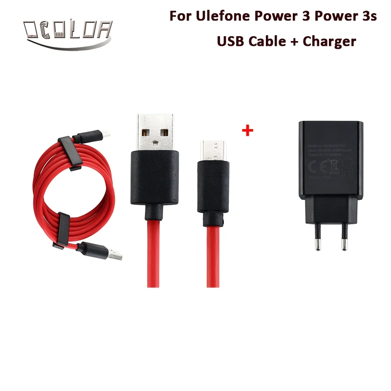 ocolor For Ulefone Power 3 Power 3s Fast Charger Adapter