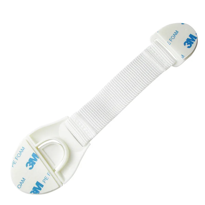 10pcs/lot Drawer Door Cabinet Cupboard Toilet Safety Locks Baby Kids Safety Care Plastic Locks Straps Infant Baby Protection