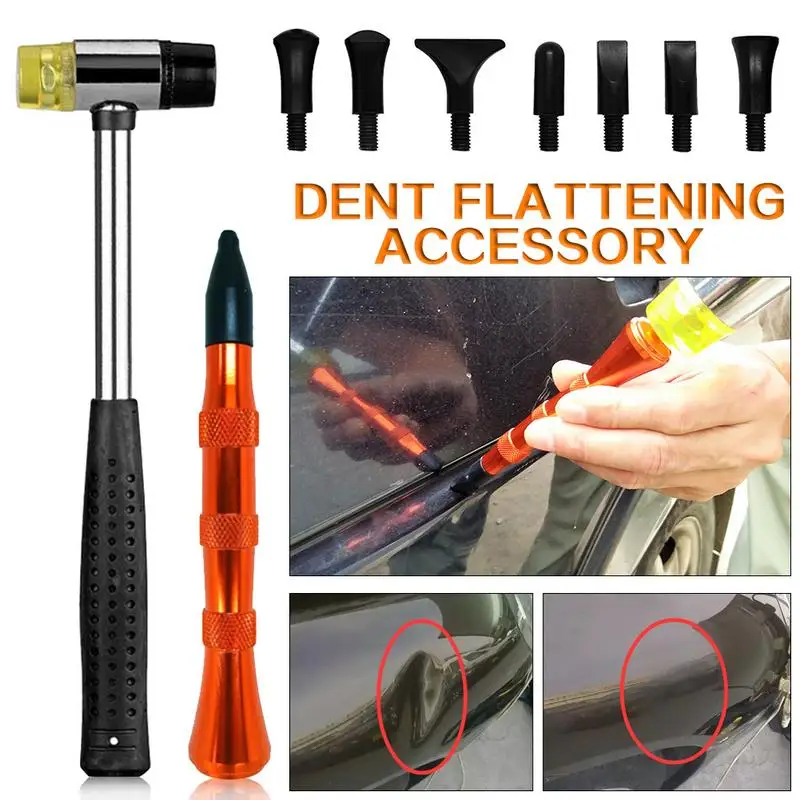 

Auto Repair Tool Car Sheet Metal-Free Repair Tool Dent Flattening Pen Tool Sag Repair Kit Car Dent Remover