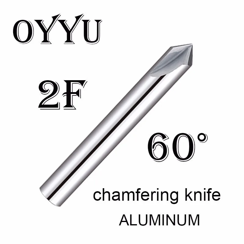 

aluminum Chamfer Knife Cemented Carbide Chamfer Knife 60 & Deg; Numerical Control Chamfer Stand Milling Cutter Processing Center